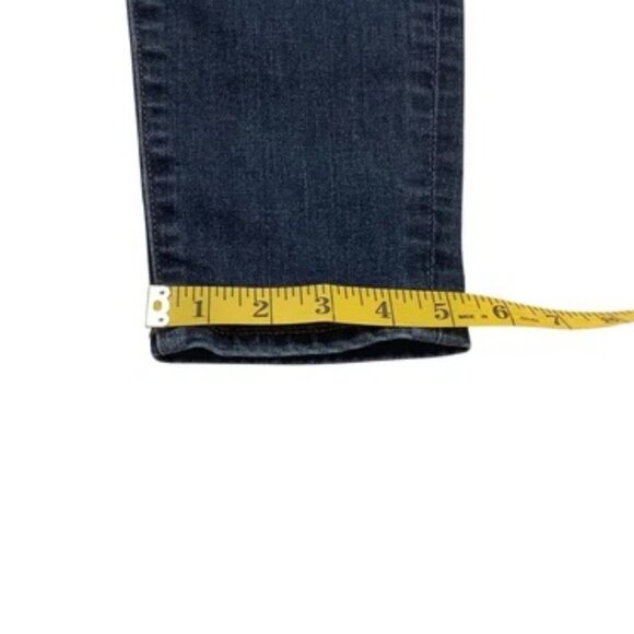 Loft Jeans Curvy Skinny Mid-Rise Blue Denim Jeans Women’s Size 27/4 Stretch - Picture 6 of 9